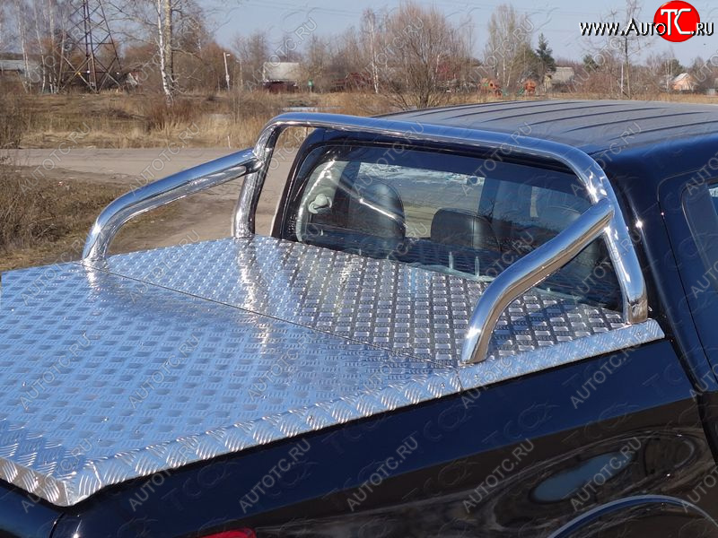 67 999 р. Защита кузова d 75х42 мм (для крышки) ТСС Тюнинг  Mitsubishi L200  5 KK,KL (2018-2022) рестайлинг (нержавейка)  с доставкой в г. Пермь