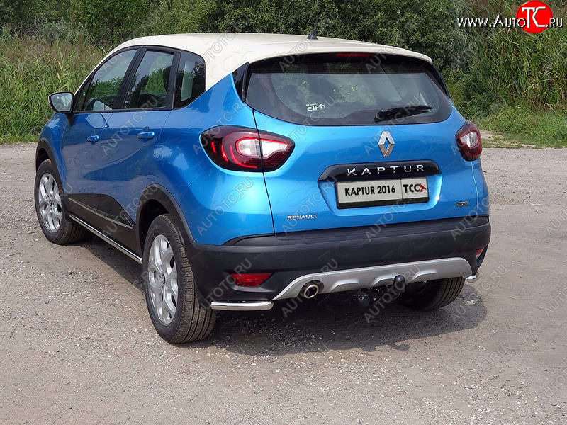 10 299 р. Защита заднего бампера (уголки, d42,4 мм) TCC Renault Kaptur дорестайлинг (2016-2020)  с доставкой в г. Пермь