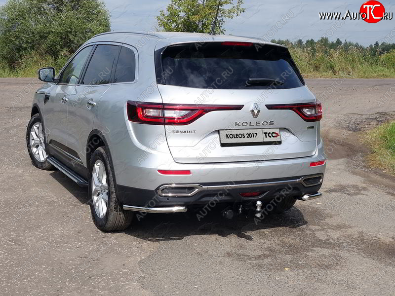 14 699 р. Защита заднего бампера (уголки, d42,4 мм) TCC  Renault Koleos  2 (2016-2025)  с доставкой в г. Пермь