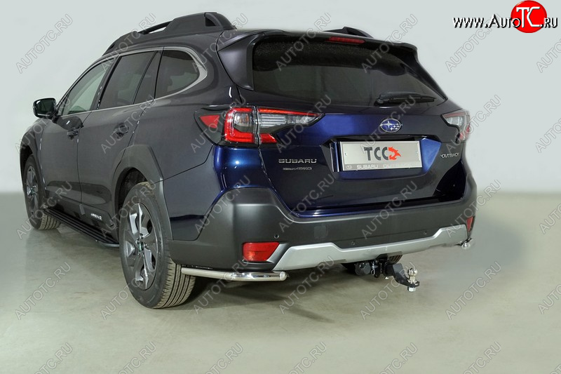 17 099 р. Защита заднего бампера (уголки, d42,4 мм) TCC  Subaru Outback  BT (2019-2025) универсал  с доставкой в г. Пермь