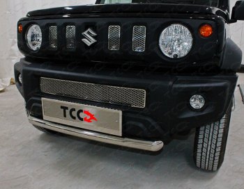 Защита переднего бампера нижняя d60,3 мм ТСС Тюнинг Suzuki Jimny JB64 (2018-2025) (нержавейка)