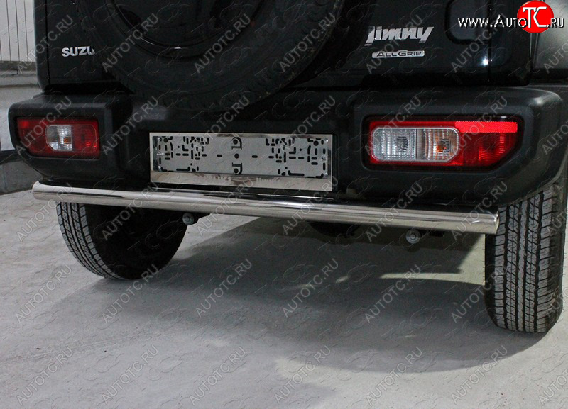 14 699 р. Защита задняя (нержавейка 60,3 мм) ТСС Тюнинг Suzuki Jimny JB64 (2018-2025)  с доставкой в г. Пермь