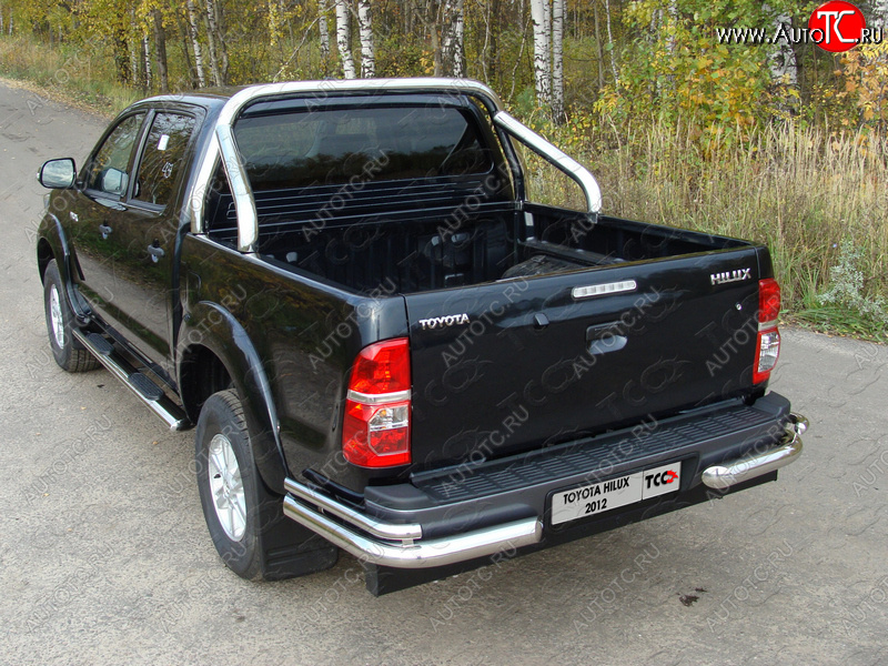 54 999 р. Защита кузова d76,1 мм (только для кузова) ТСС Тюнинг Toyota Hilux AN20,AN30  2-ой рестайлинг (2011-2016) (нержавейка)  с доставкой в г. Пермь