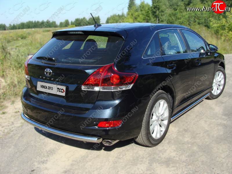 18 999 р. Защита задняя (центральная нержавейка 60,3 мм) ТСС Тюнинг  Toyota Venza  GV10 (2012-2016) рестайлинг  с доставкой в г. Пермь