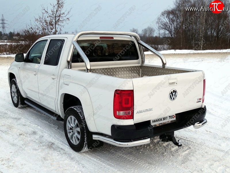 54 999 р. Защита кузова (для кузова) d 76,1 мм ТСС Тюнинг Volkswagen Amarok рестайлинг (2016-2022) (нержавейка)  с доставкой в г. Пермь