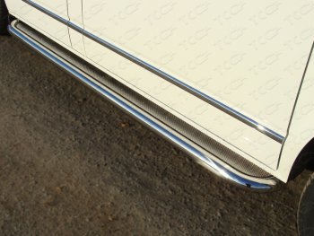Пороги с площадкой 60,3 мм ТСС Тюнинг Volkswagen Multivan  T5 (2009-2015) рестайлинг