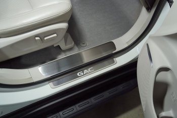 Накладки на пластиковые пороги, ТСС Тюнинг GAC GS8 (2016-2023) (лист шлифованный)