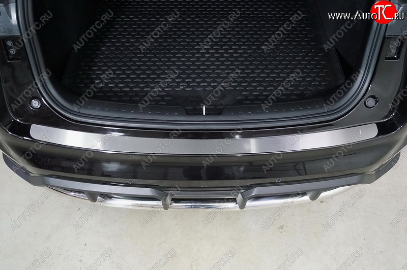 3 199 р. Накладка на задний бампер лист шлифованный, ТСС Тюнинг  Haval F7x (2022-2024) рестайлинг (Лист шлифованный)  с доставкой в г. Пермь