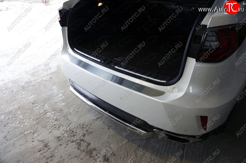 3 399 р. Накладка на задний бампер, ТСС Тюнинг  Lexus RX  200T - RX450H  AL10 (Лист шлифованный)  с доставкой в г. Пермь
