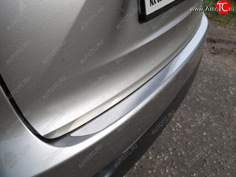 2 399 р. Накладка на задний бампер, ТСС Тюнинг  Lexus NX200  Z10 (2014-2017) дорестайлинг (Лист шлифованный)  с доставкой в г. Пермь