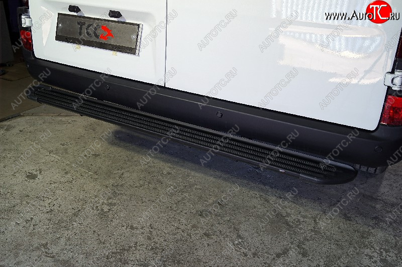 12 649 р. Задняя подножка алюминиевая Slim line Black 1720 мм  solat23-02b   с доставкой в г. Пермь