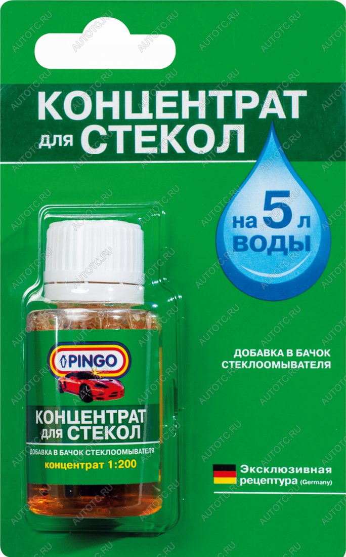 419 р. Концентрат для стекол (1:200) с ароматом яблока, 25 мл Pingo 85030-4  с доставкой в г. Пермь