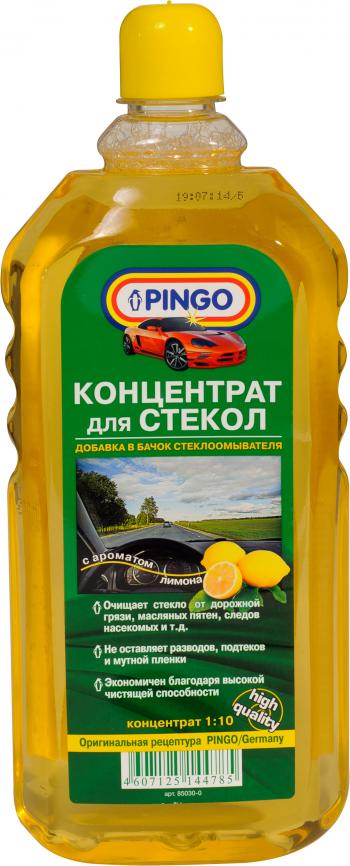Концентрат для стеклоочистителей 1:10  1000 мл - лимон Pingo 85030-0