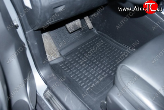 4 499 р. Комплект ковриков в салон (полиуретан, серые) Element Chevrolet Captiva 1-ый рестайлинг (2011-2013)  с доставкой в г. Пермь