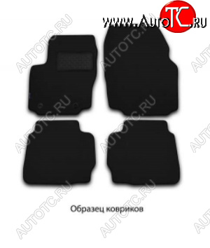 3 999 р. Комплект ковриков в салон (текстиль, чёрные) Autofamily Changan CS35 (2012-2021)  с доставкой в г. Пермь