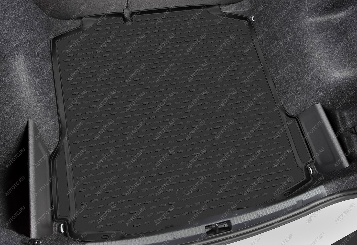 6 449 р. Коврик в багажник с функцией защиты бампера Econom подходит для MAZDA CX-5, 2017-, 1 шт. (полиуретан)  Мазда СХ-5 Element element.set.020  с доставкой в г. Пермь