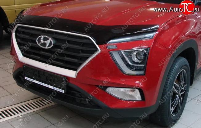 3 299 р. Дефлектор капота SIM  Hyundai Creta  GS - IX25  GS  с доставкой в г. Пермь