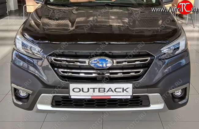 3 299 р. Дефлектор капота SIM  Subaru Outback  BT (2019-2025) универсал  с доставкой в г. Пермь