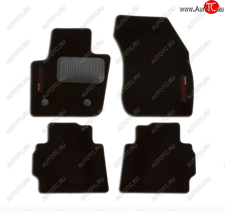 2 069 р. Комплект ковриков в салон (текстиль, чёрные) FORD  Ford Mondeo  MK5 CD391 (2014-2025) дорестайлинг седан, рестайлинг, седан  с доставкой в г. Пермь