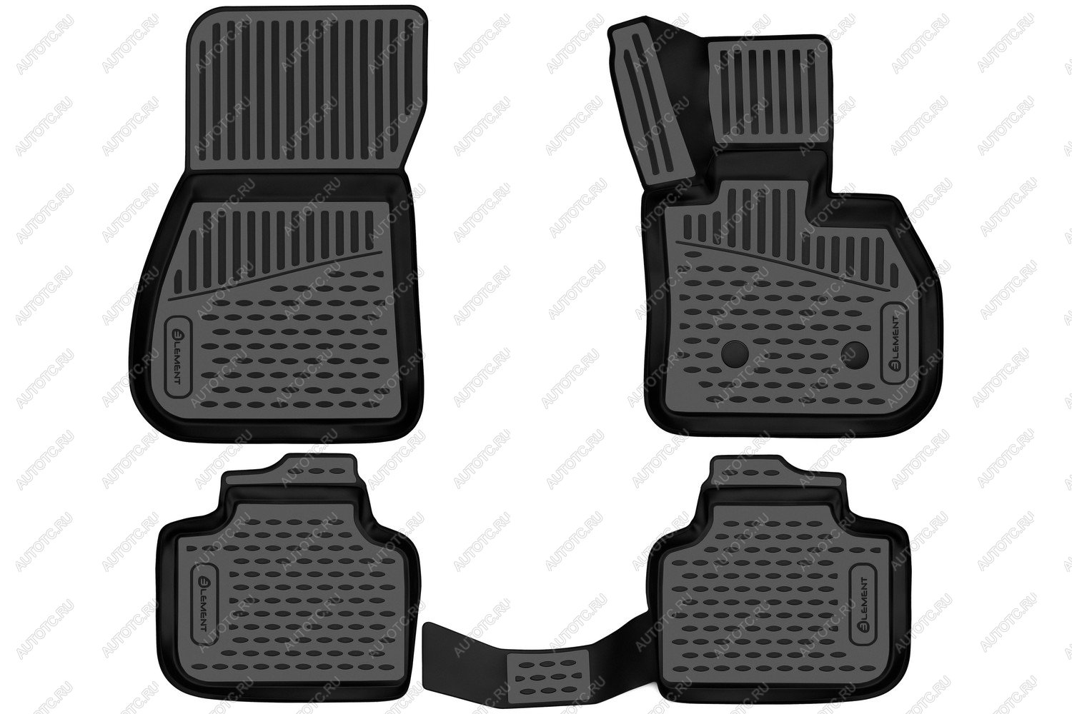 2 859 р. Коврики 3D в салон подходят для BMW X1 (F48), 2015-2021, П.Р. кроссовер, Австралия, 4шт. (полиуретан)  БМВ Х1 Element element3d02085210k  с доставкой в г. Пермь
