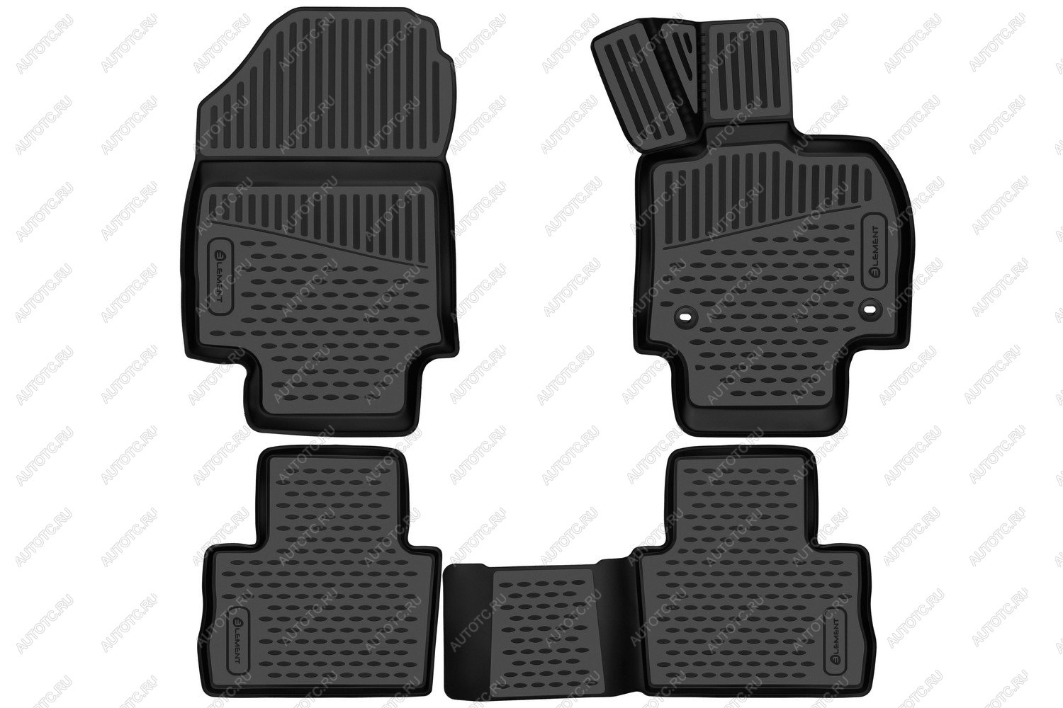 3 599 р. Коврики 3D в салон подходят для TOYOTA Harrier (IV), 2020-, П.Р., внедорожник, 4шт. (полиуретан)  Тойота Харриер Element element3dan0439210k  с доставкой в г. Пермь