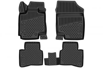Коврики 3D в салон подходят для JAC JS4 2020-, 4шт. (полиуретан)  Джак ДЖИЕС4 Element element3da67536210k