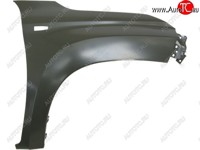 7 549 р. Правое крыло (с отверстием под повторитель поворота) BodyParts Mitsubishi L200 5 KK,KL рестайлинг (2018-2022) (Неокрашенное)  с доставкой в г. Пермь