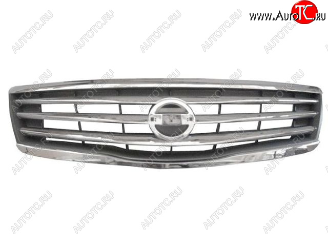 5 299 р. Решетка радиатора (пр-во Китай) BODYPARTS  Nissan Teana  2 J32 (2008-2011) дорестайлинг (хром)  с доставкой в г. Пермь