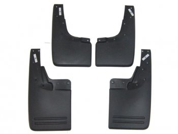 Комплект брызговиков (4 штуки) BodyParts Volkswagen Amarok (2009-2022) дорестайлинг, рестайлинг