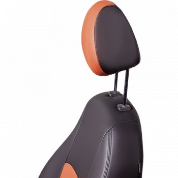 9 899 р. Комплект чехлов для сидений (РЗС 60/40, 3Г Илана+Орегон) ТУРИН Lord Autofashion  Chery Tiggo 3x (2017-2020) дорестайлинг (черный, вставка коричневая, строчка коричневая)  с доставкой в г. Пермь. Увеличить фотографию 8