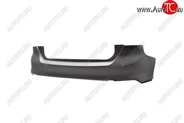 4 799 р. Бампер задний GAMMA  Ford Focus  3 (2010-2015) хэтчбэк дорестайлинг (Неокрашенный)  с доставкой в г. Пермь