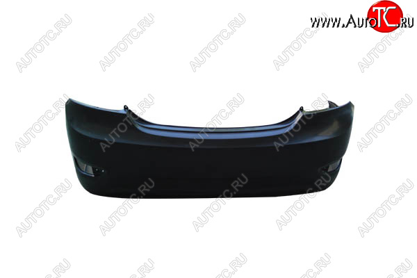 5 849 р. Бампер задний GAMMA  Hyundai Solaris  RBr (2010-2014) хэтчбэк дорестайлинг (Неокрашенный)  с доставкой в г. Пермь