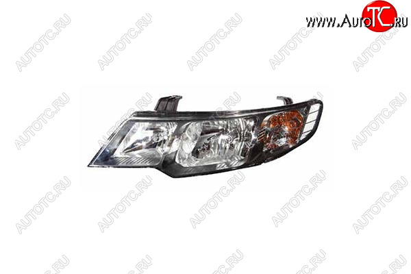 4 199 р. Левая фара (с механическим корректором) GAMMA  KIA Cerato  2 TD (2008-2013) седан  с доставкой в г. Пермь