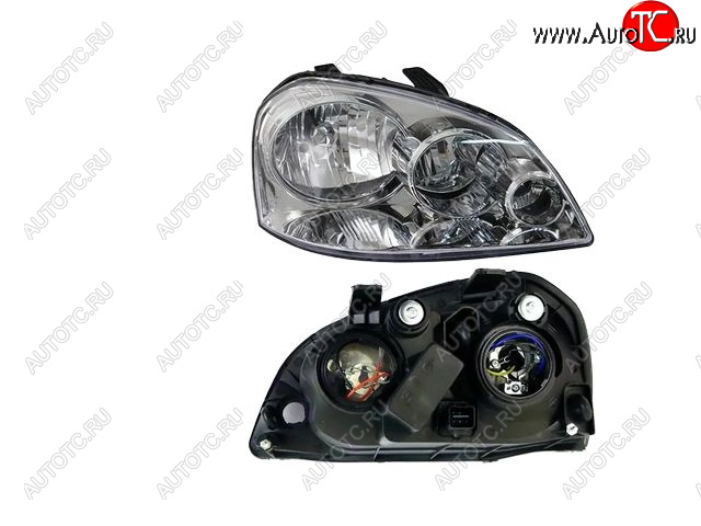 3 299 р. Правая фара передняя BodyParts Chevrolet Lacetti седан (2002-2013)  с доставкой в г. Пермь