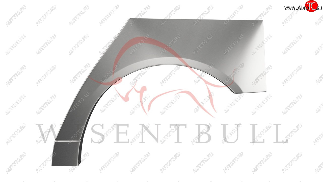 2 189 р. Левая задняя ремонтная арка (внешняя) Wisentbull  Audi A4  B7 (2004-2009) седан, универсал  с доставкой в г. Пермь