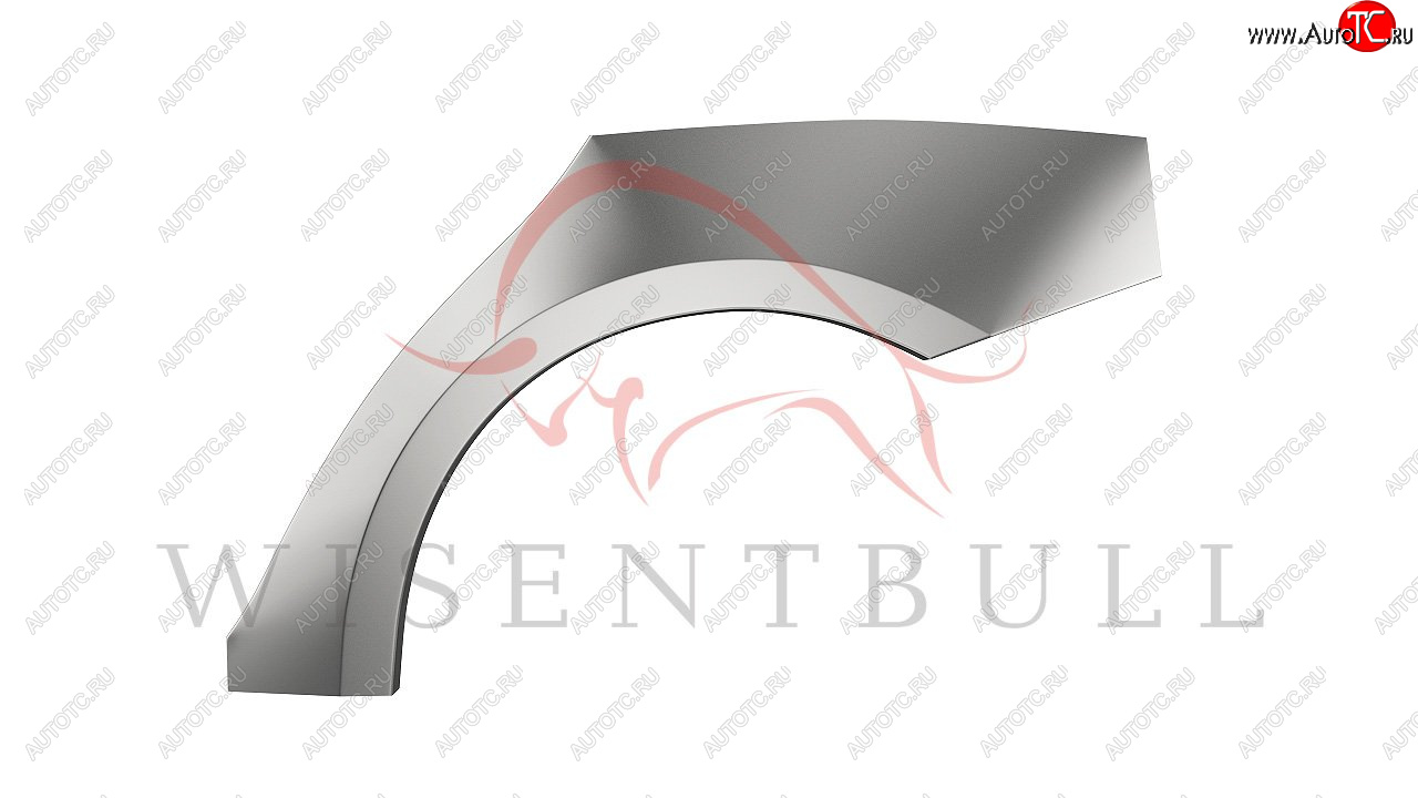 2 189 р. Левая задняя ремонтная арка (внешняя) Wisentbull  CITROEN C4  B7 (2013-2022) седан дорестайлинг, седан рестайлинг  с доставкой в г. Пермь