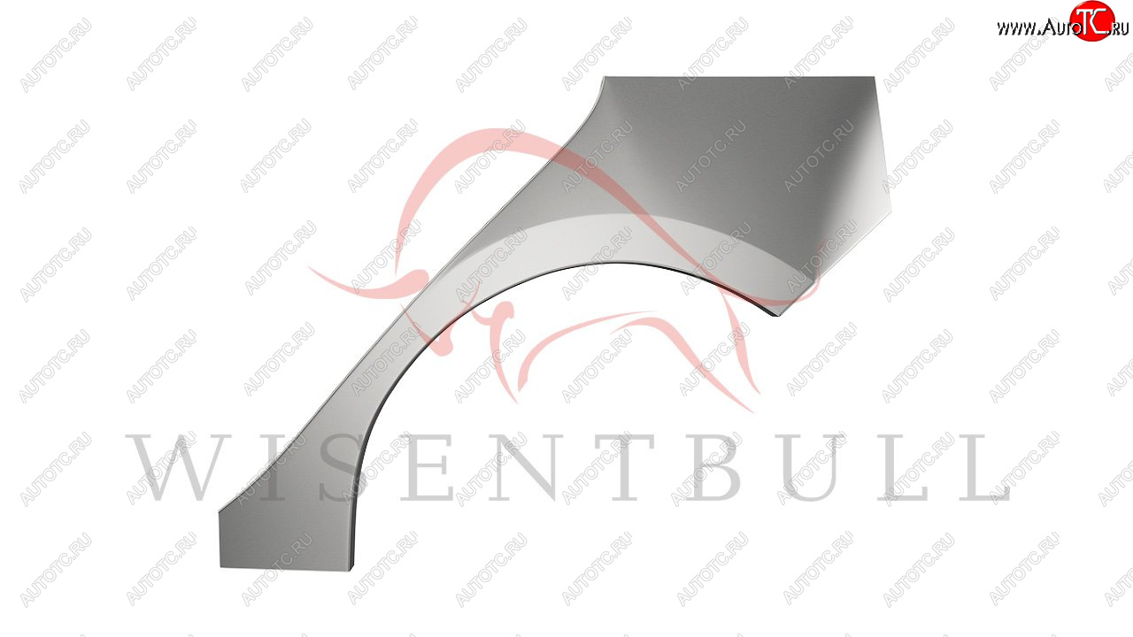 2 189 р. Левая задняя ремонтная арка (внешняя) Wisentbull  Hyundai Solaris  RBr (2010-2017) хэтчбэк дорестайлинг, хэтчбэк рестайлинг  с доставкой в г. Пермь