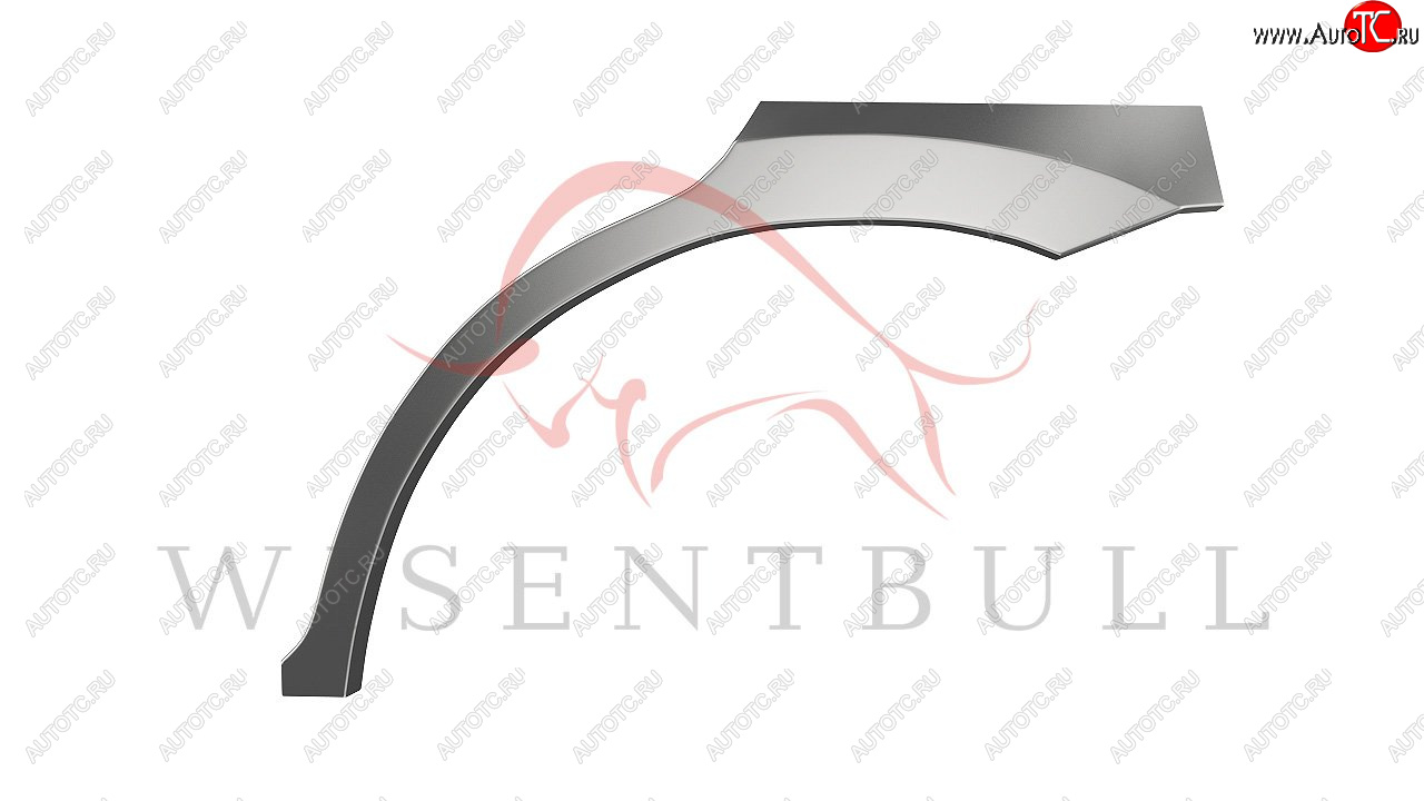 2 189 р. Левая задняя ремонтная арка (внешняя) Wisentbull Hyundai Santa Fe CM рестайлинг (2009-2012)  с доставкой в г. Пермь