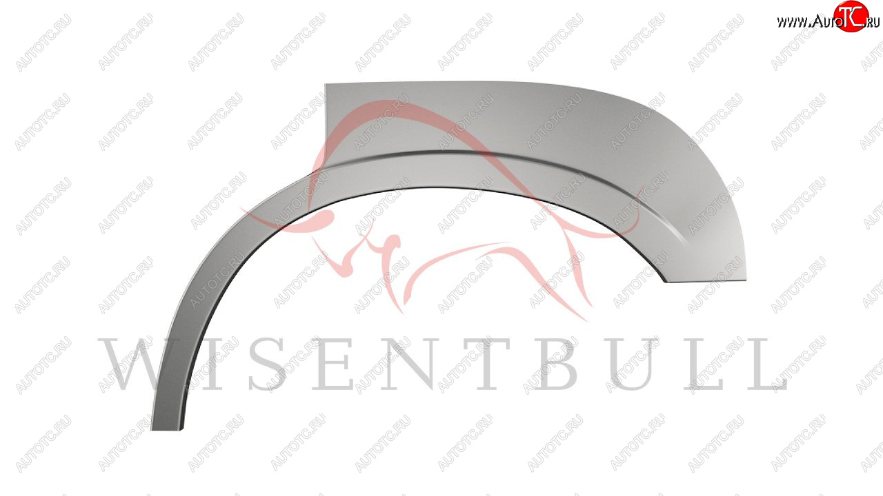 2 189 р. Левая задняя ремонтная арка (внешняя) Wisentbull  Mitsubishi Endeavor  D7-W (2003-2013) дорестайлинг, рестайлинг  с доставкой в г. Пермь
