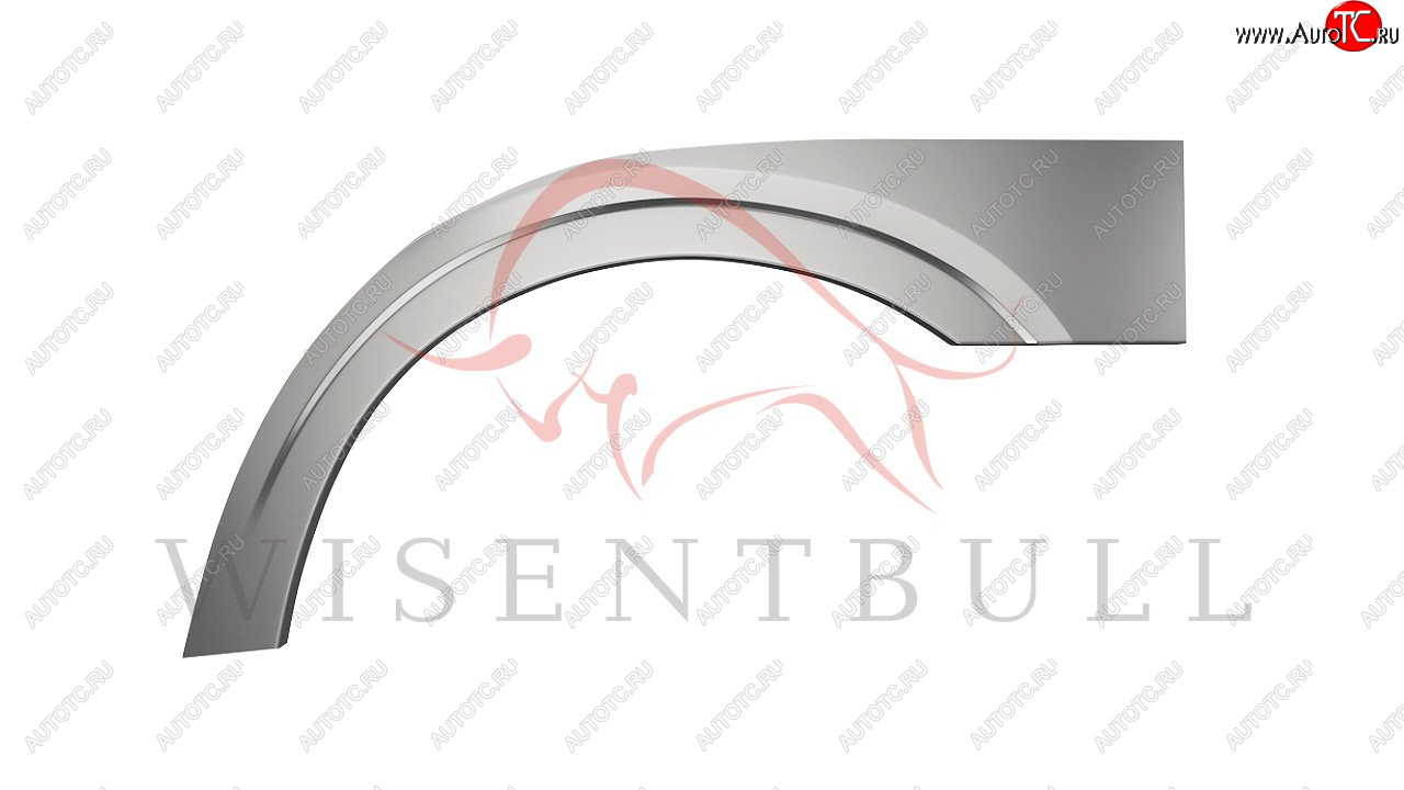 2 189 р. Левая задняя ремонтная арка (3 двери, внешняя) Wisentbull Mitsubishi Pajero 4 V80 3 дв. 1-ый рестайлинг (2011-2014)  с доставкой в г. Пермь