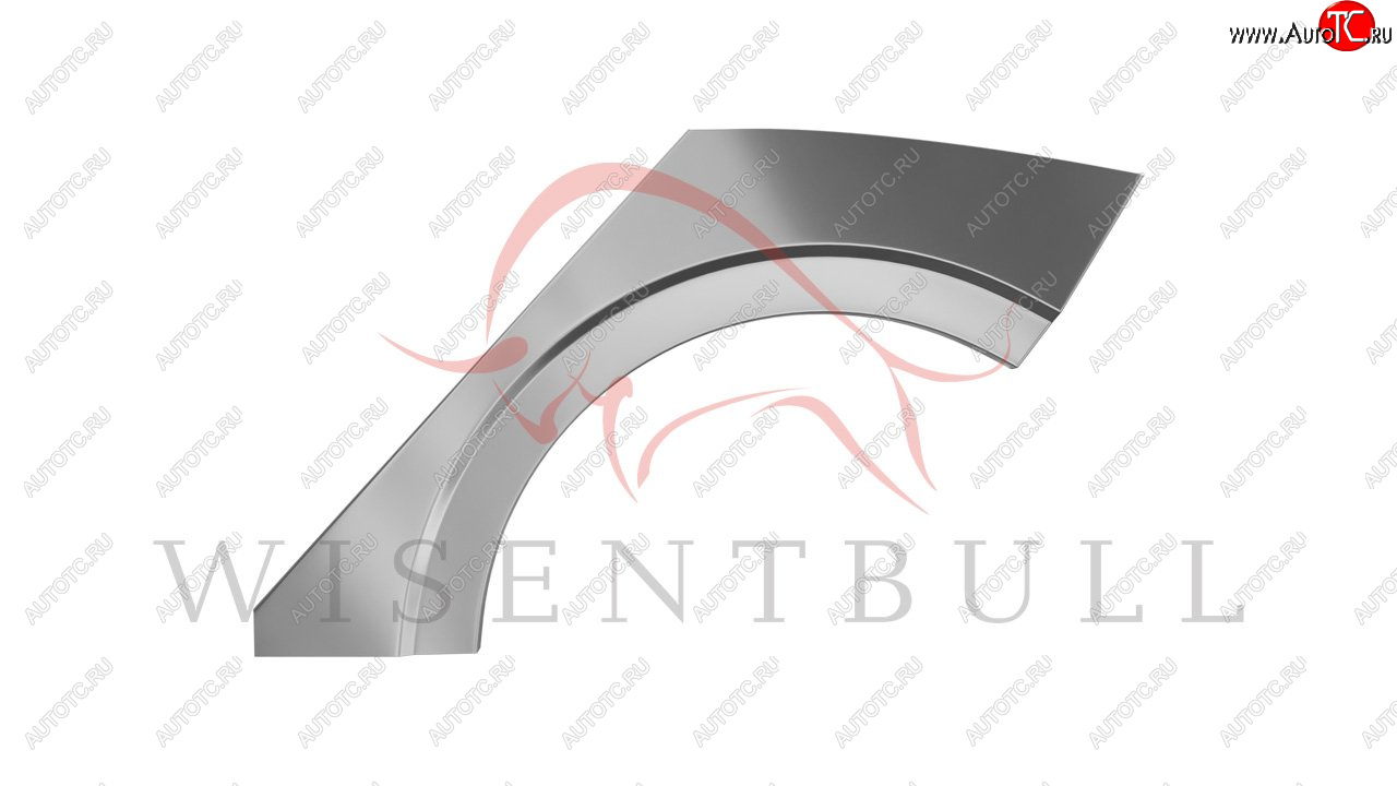 2 189 р. Левая задняя ремонтная арка (внешняя) Wisentbull Peugeot 208 1 (2012-2019)  с доставкой в г. Пермь