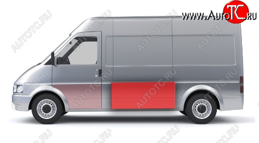 1 889 р. Левая средняя боковая панель (ремонтная) Wisentbull Peugeot Boxer 230 (1994-2002)  с доставкой в г. Пермь