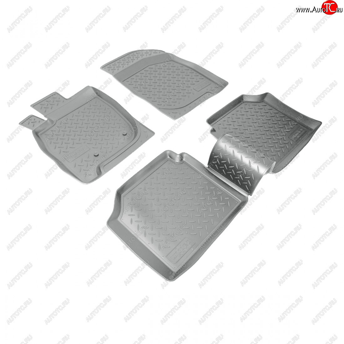 2 999 р. Коврики салонные Norplast  Mitsubishi Galant  9 (2004-2009) седан (серый)  с доставкой в г. Пермь