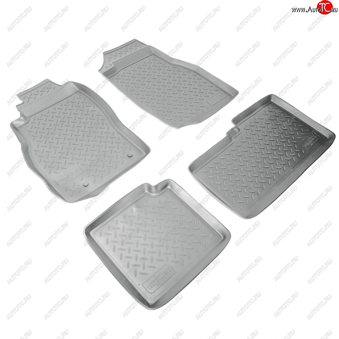 3 299 р. Коврики салонные Norplast  Nissan Patrol  5 (2004-2010) Y61 2-ой рестайлинг (серый)  с доставкой в г. Пермь