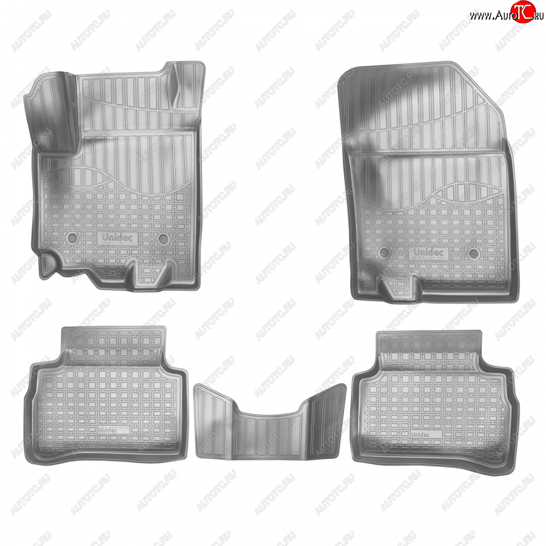3 179 р. Коврики салонные 3D Norplast  Suzuki Vitara  LY (2015-2019) дорестайлинг (серый)  с доставкой в г. Пермь