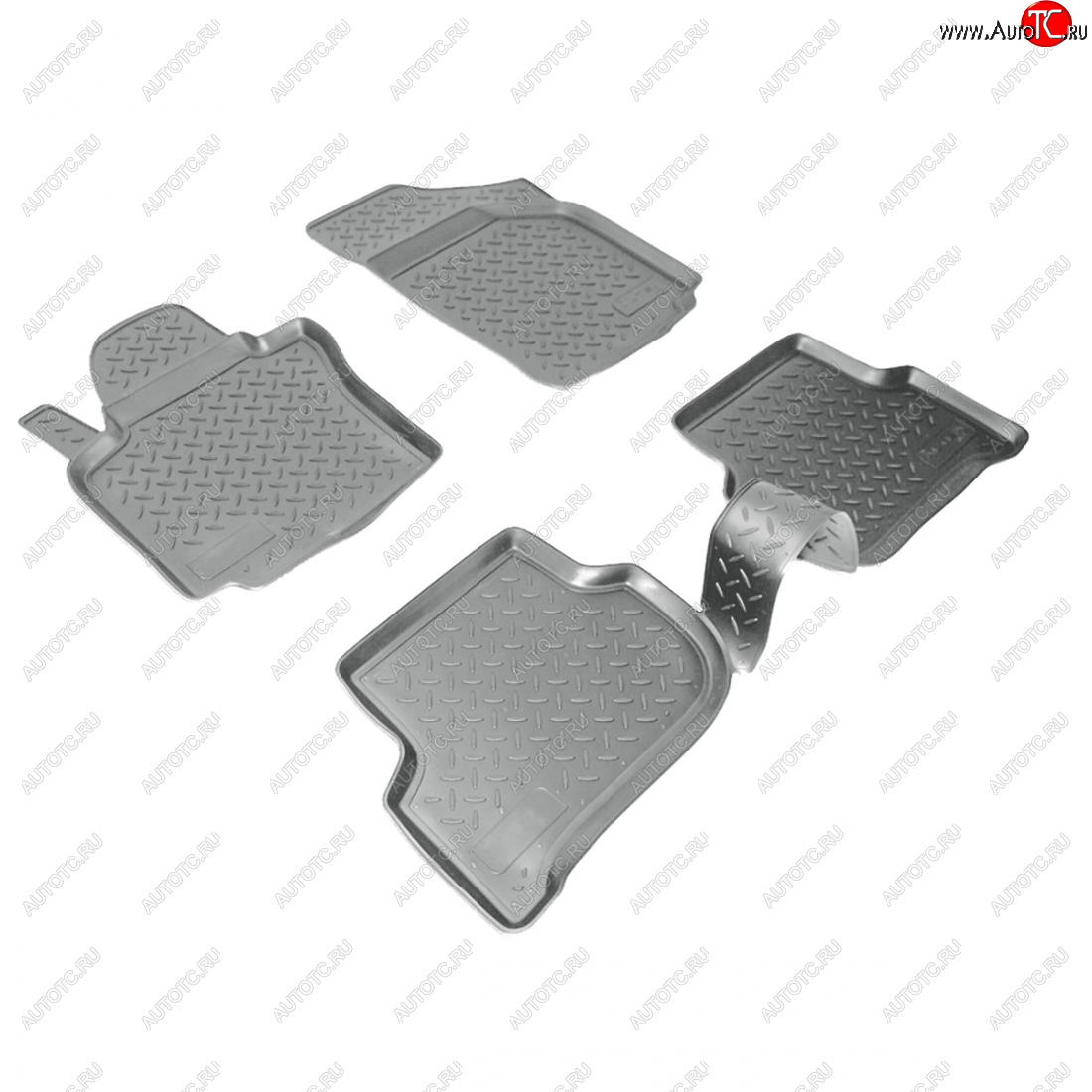 3 089 р. Коврики салонные Norplast  Seat Altea  5P (2004-2009) дорестайлинг (серый)  с доставкой в г. Пермь