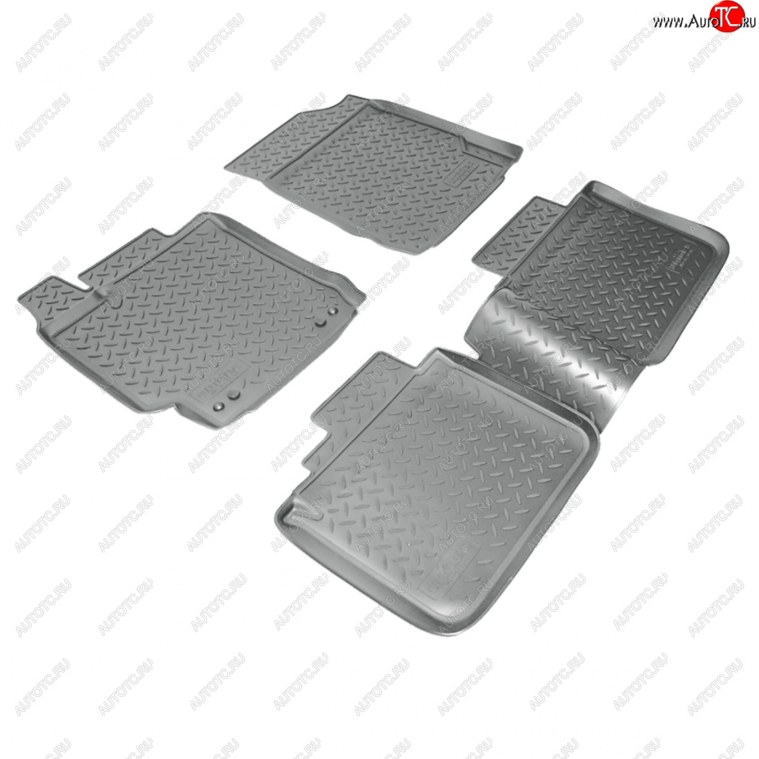 3 199 р. Коврики салонные Norplast  Toyota Camry ( XV50,  XV55) (2011-2017) дорестайлинг, 1-ый рестайлинг (серый)  с доставкой в г. Пермь