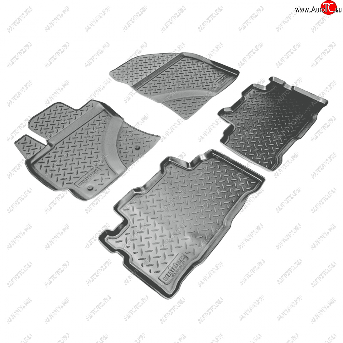 3 199 р. Коврики салонные Norplast   Toyota Verso  R20 (2009-2012) дорестайлинг (серый)  с доставкой в г. Пермь