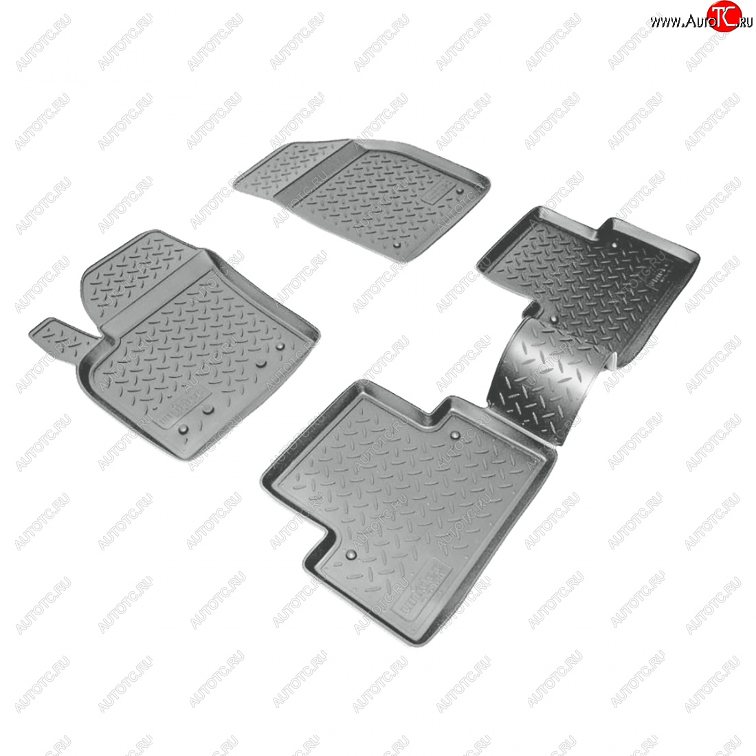 3 369 р. Коврики салонные Norplast  Volvo S40  MS седан (2007-2012) рестайлинг (серый)  с доставкой в г. Пермь