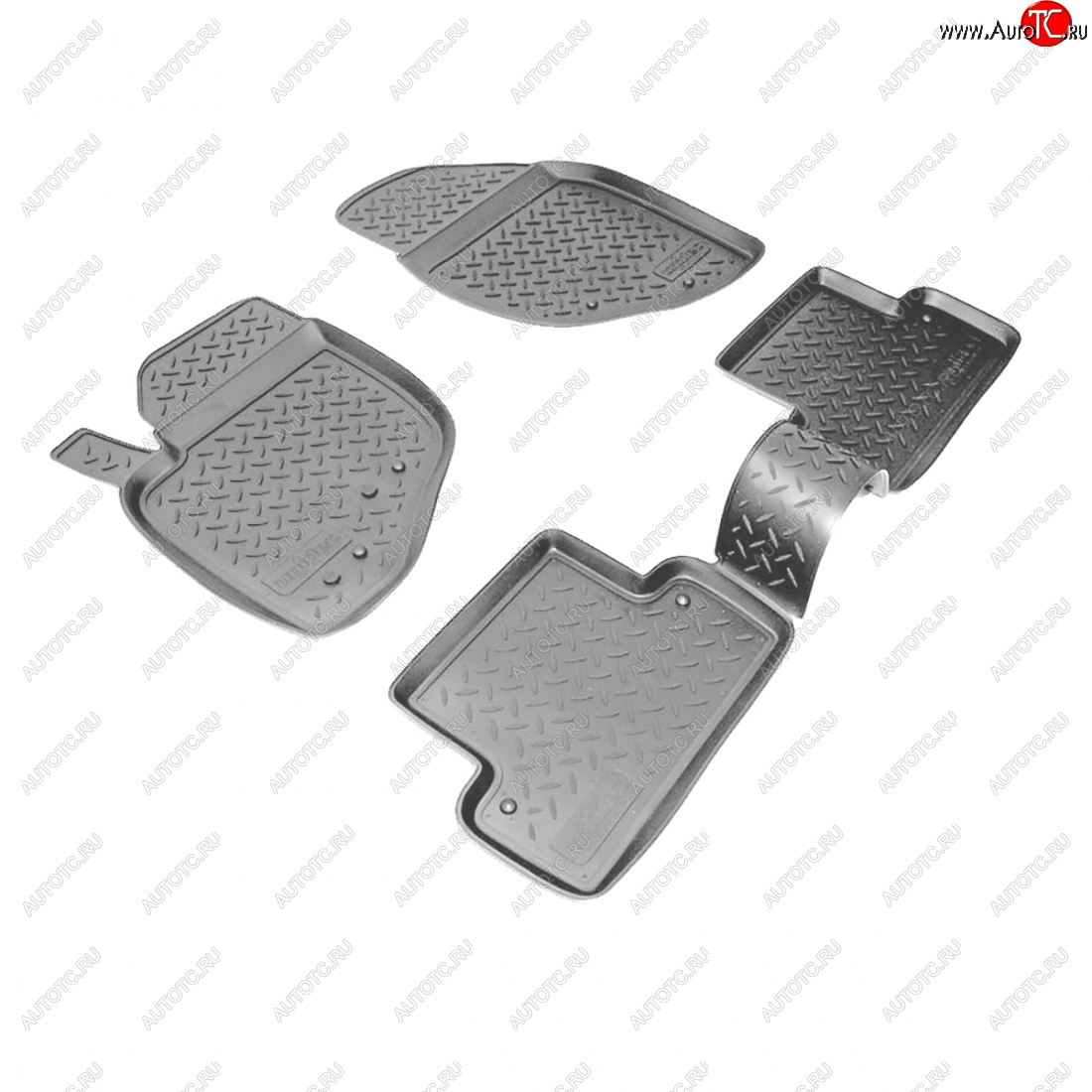 3 369 р. Коврики салонные Norplast  Volvo S60  RS,RH седан (2004-2010) рестайлинг (серый)  с доставкой в г. Пермь